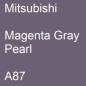 Preview: Mitsubishi, Magenta Gray Pearl, A87.